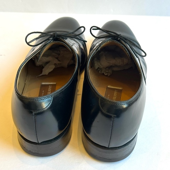Johnston & Murphy Melton Cap Toe Black Classic Men’s Leather Oxfords Shoes Sz 12 main image 4